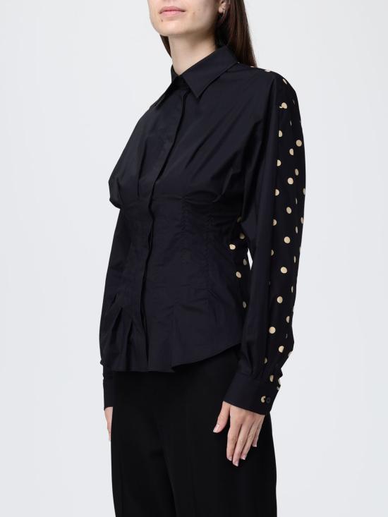 25FW 모스키노 셔츠 02135455 3555 Black - MOSCHINO