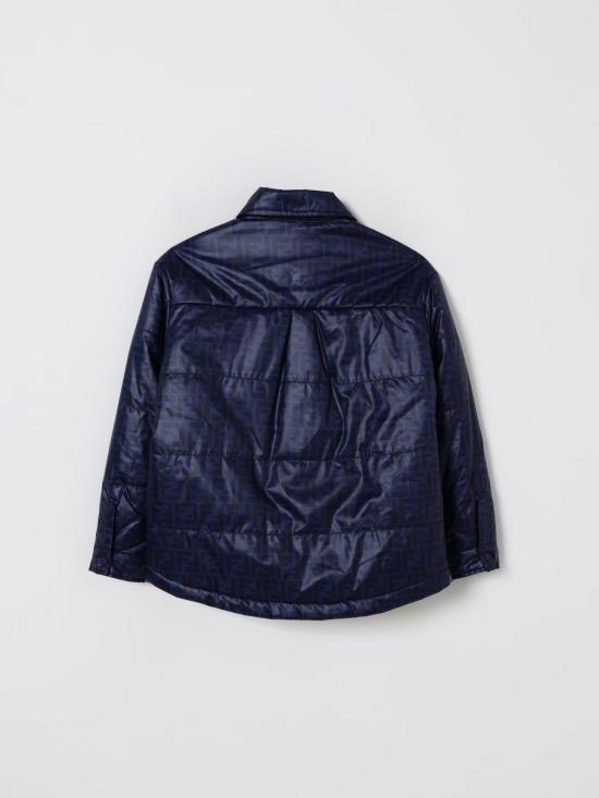 25FW [키즈] 펜디 캐주얼 자켓 JUA247AUKR F1I11 Blue - FENDI