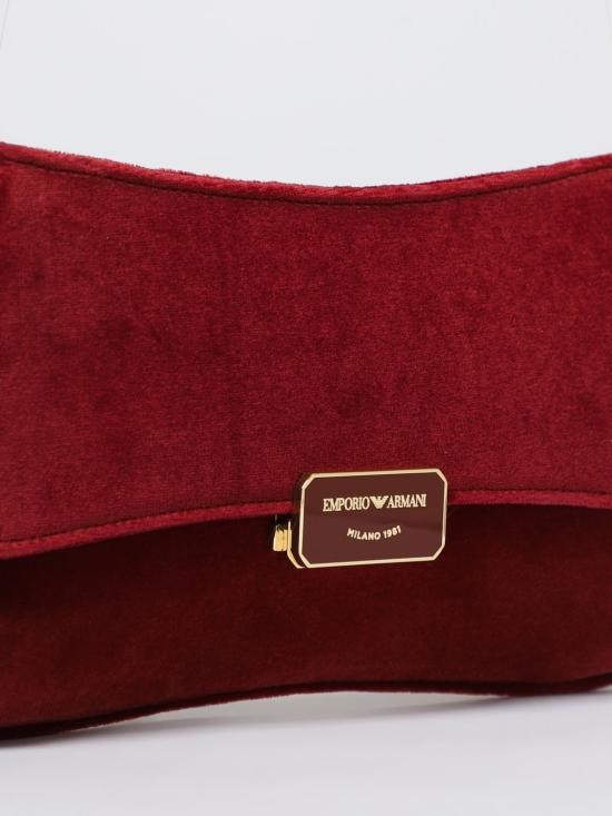 25FW 엠포리오 아르마니 클러치/파우치 EW001777AF17289 U5068 Burgundy - EMPORIO ARMANI