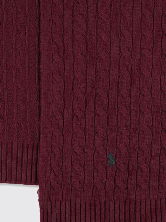 25FW 폴로 랄프로렌 머플러/스카프 449959345 009 Wine - POLO RALPH LAUREN