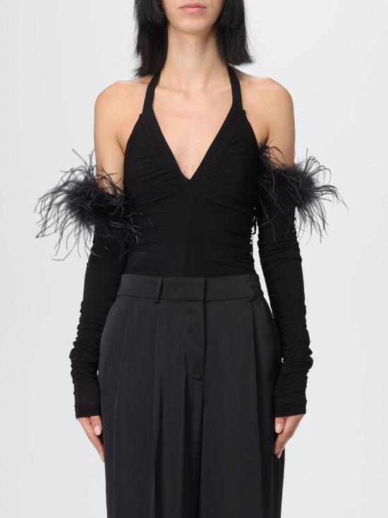 25FW 핑코 탑 105483A2GS Z99 Black