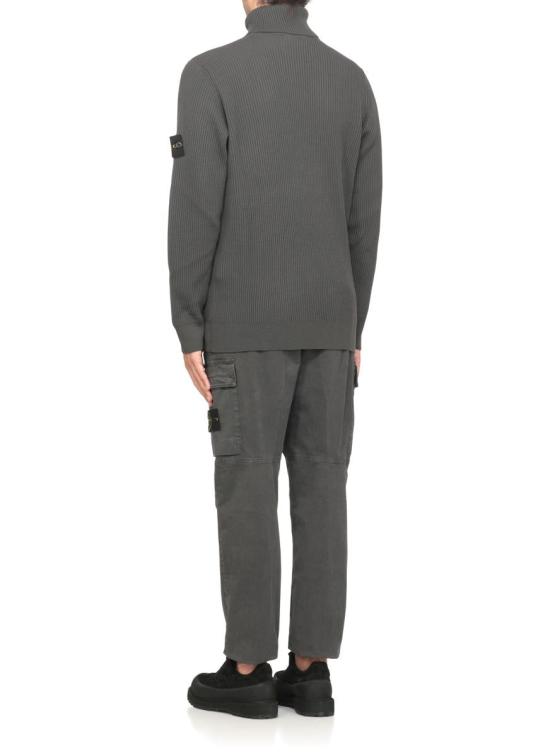 25FW 스톤 아일랜드 5100052 풀 립 RWS 울 터틀넥 스웨터 K2S15 5100052S00C2V0062 GREY - STONE ISLAND