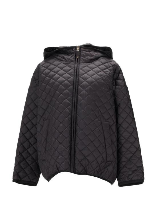 25FW 막스마라 더 큐브 LEO 레오 발수 캔버스 리버시블 패디드 자켓  2529486074600LEO 009 NERO Black