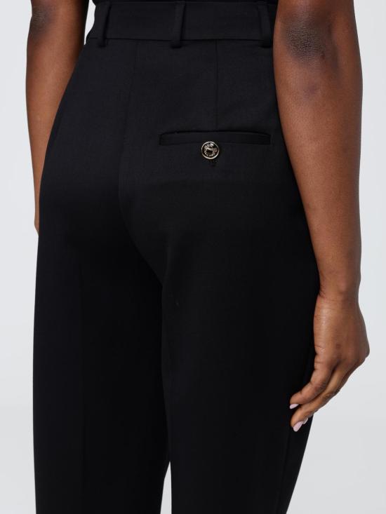 25FW 모스키노 스트레이트 팬츠 03015419 0555 Black - MOSCHINO