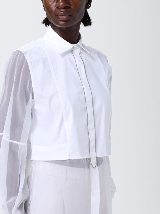 25FW 브루넬로 쿠치넬리 셔츠 MP091MQ406 C159 White - BRUNELLO CUCINELLI