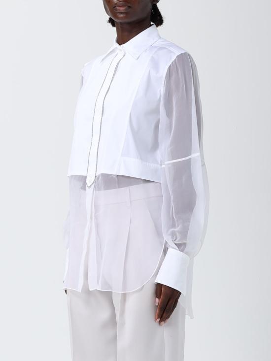 25FW 브루넬로 쿠치넬리 셔츠 MP091MQ406 C159 White - BRUNELLO CUCINELLI