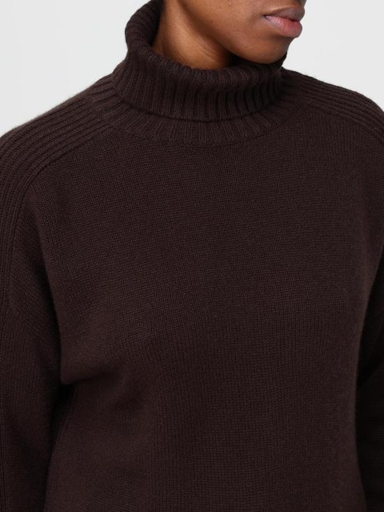 25FW 얼루드 터틀넥 11156 49 Brown - ALLUDE