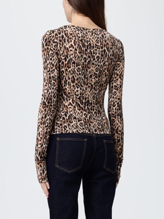 25FW 저스트까발리 긴팔 티셔츠 79PAH618JS496 700 Beige - JUST CAVALLI