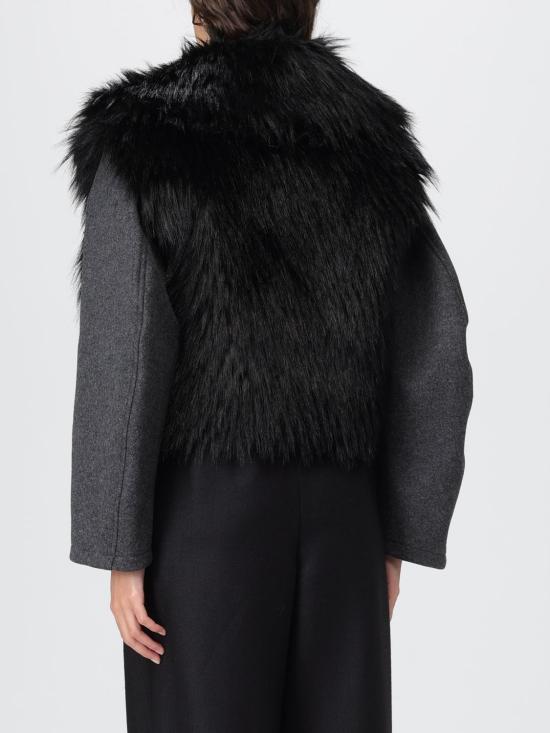 25FW 엠포리오 아르마니 코트 EW002705AF19097 O8004 Charcoal - EMPORIO ARMANI