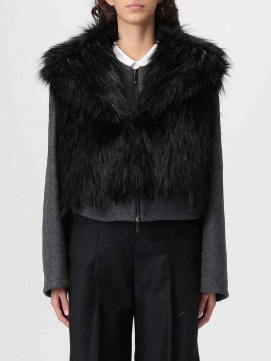 25FW 엠포리오 아르마니 코트 EW002705AF19097 O8004 Charcoal