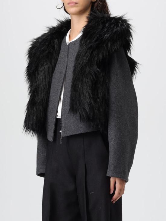 25FW 엠포리오 아르마니 코트 EW002705AF19097 O8004 Charcoal - EMPORIO ARMANI