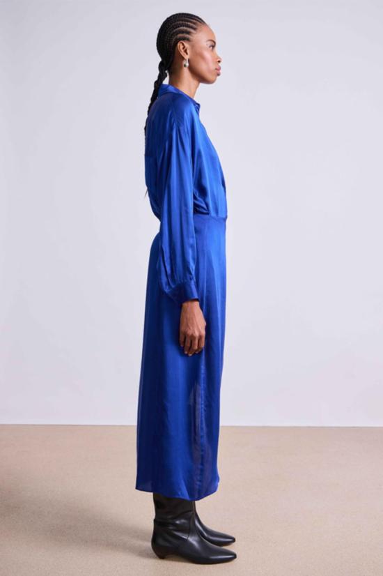  어피스 어파트 롱 원피스 어피스 아파트 알레산드라 사롱 셔츠 드레스 - APIECE APART