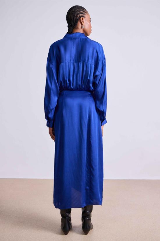  어피스 어파트 롱 원피스 어피스 아파트 알레산드라 사롱 셔츠 드레스 - APIECE APART