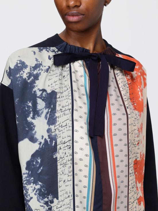 25FW 폴 스미스 긴팔 티셔츠 W1R420VT10878 49 Blue - PAUL SMITH