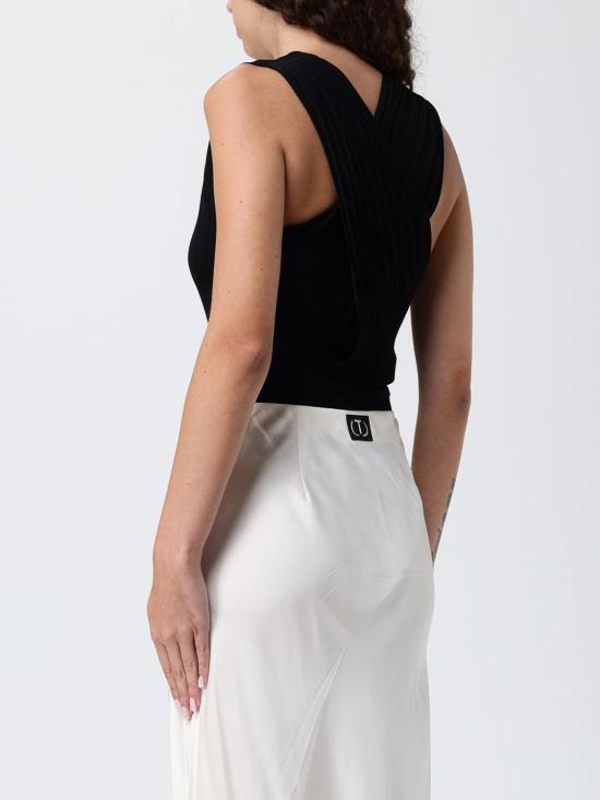 25FW 트윈셋 민소매 티셔츠 252TP3161 00006 Black - TWINSET