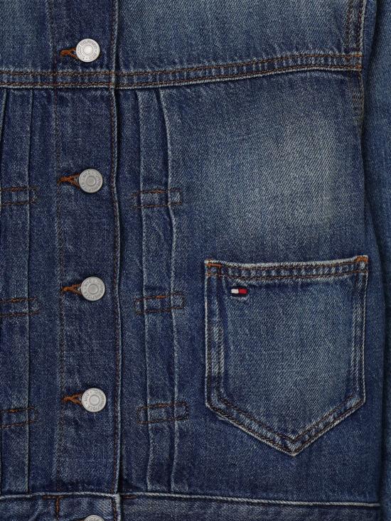 25FW [키즈] 타미힐피거 캐주얼 자켓 KG0KG08752 1BK Denim - TOMMY HILFIGER