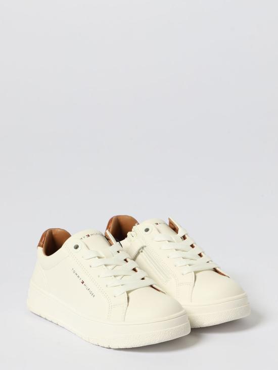 25FW [키즈] 타미힐피거 스니커즈 T3X9340911355 A767 White - TOMMY HILFIGER