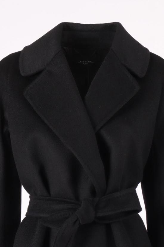 25FW 위켄드막스마라 코르테 코트  2525016062600 013 NERO 241896 Black - WEEKEND MAX MARA