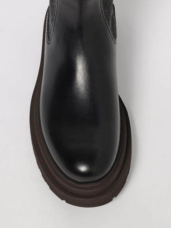 25FW 브루넬로 쿠치넬리 부츠 MZOLG3034 C101 Black - BRUNELLO CUCINELLI