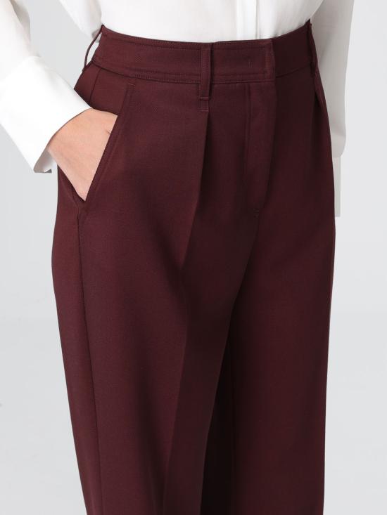 25FW 막스마라 스트레이트 팬츠 25211360326000 005 Cherry - MAX MARA