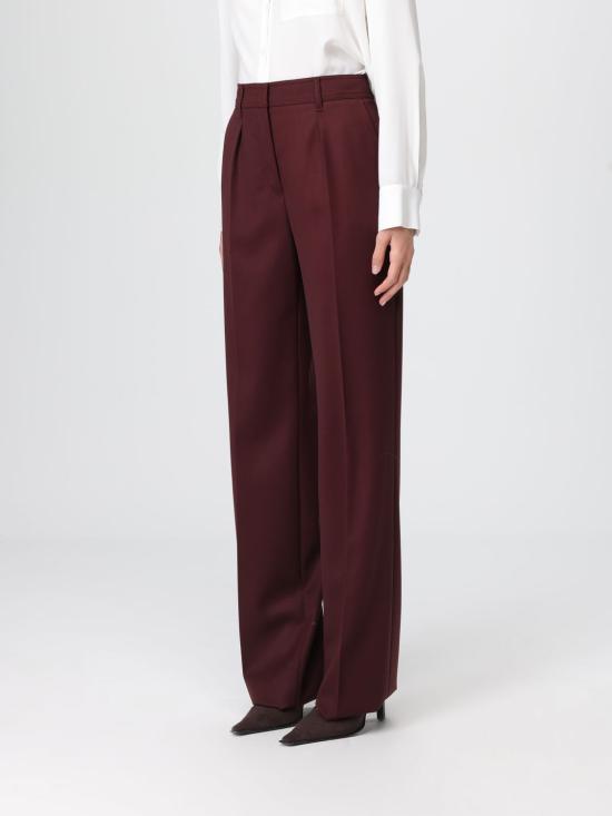 25FW 막스마라 스트레이트 팬츠 25211360326000 005 Cherry - MAX MARA