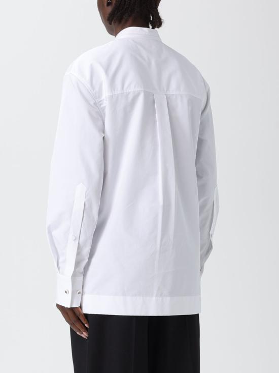 25FW 구찌 로고 자수 셔츠 836454Z7ADR 9000 White - GUCCI