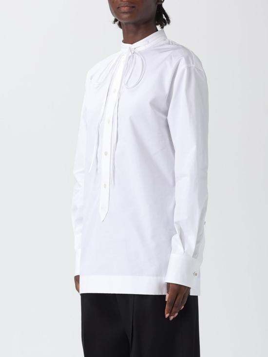 25FW 구찌 로고 자수 셔츠 836454Z7ADR 9000 White - GUCCI