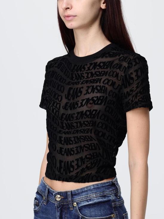 25FW 베르사체 탑 79HAH602JS490 899 Black - VERSACE