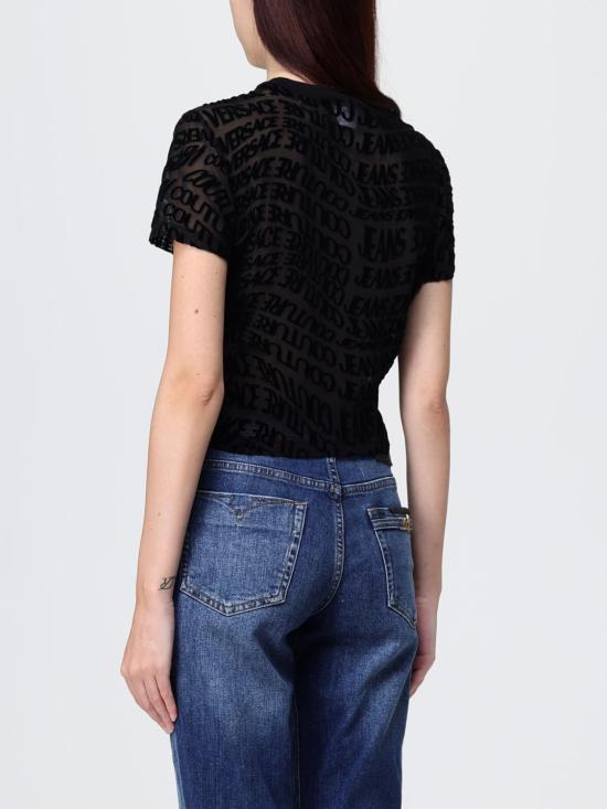 25FW 베르사체 탑 79HAH602JS490 899 Black - VERSACE