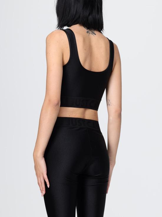 25FW 저스트까발리 탑 79PAM204J0108 899 Black - JUST CAVALLI