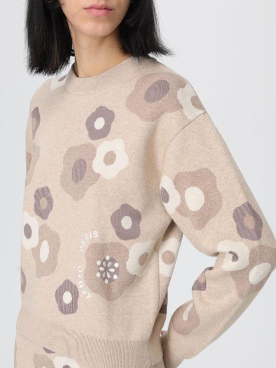 25FW 겐조 스웨터 FF62PU7153CR 11 Beige - KENZO