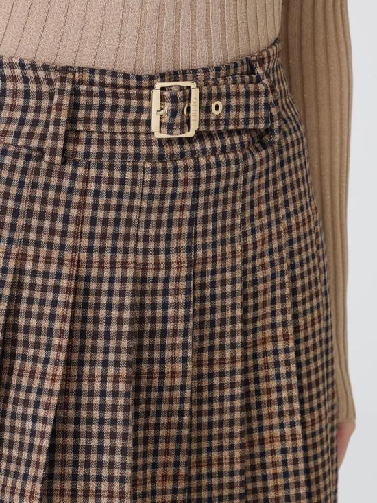 25FW 리우조 미디 스커트 MF5156T4335 P9002 Beige - LIU JO