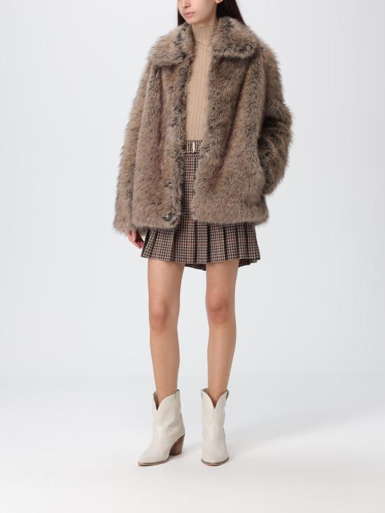 25FW 리우조 미디 스커트 MF5156T4335 P9002 Beige - LIU JO