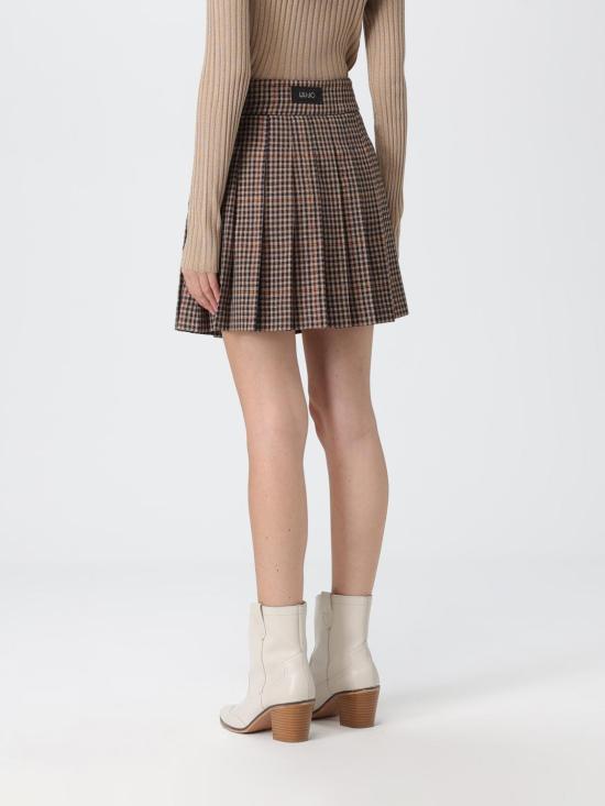 25FW 리우조 미디 스커트 MF5156T4335 P9002 Beige - LIU JO