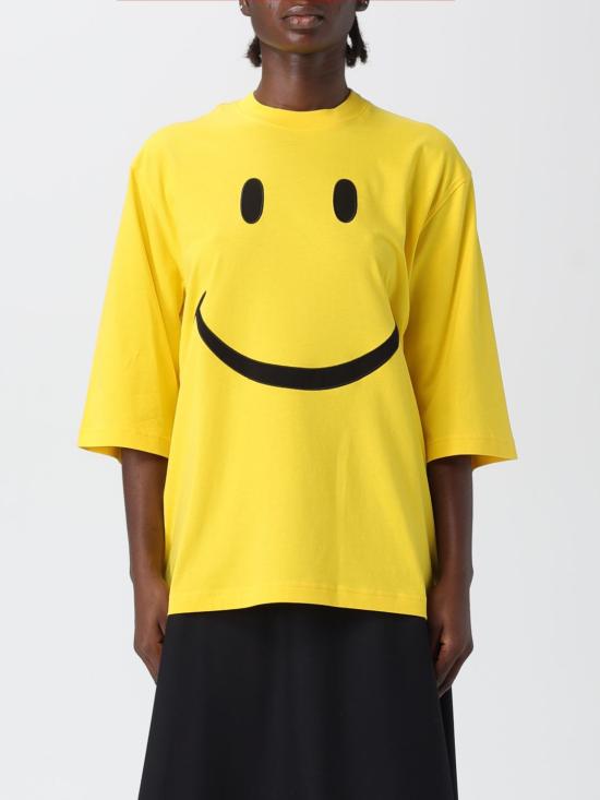 25FW 모스키노 반팔 티셔츠 07175541 1027 Yellow