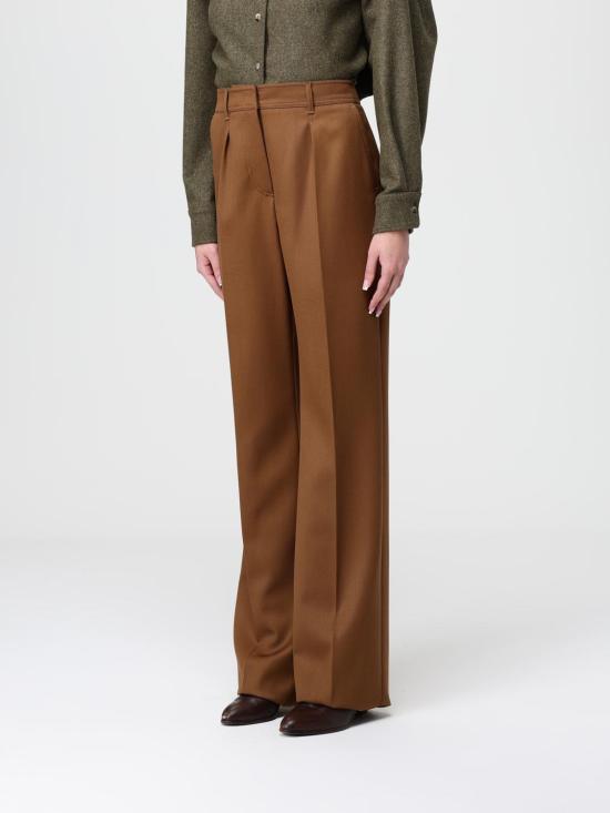 25FW 막스마라 스트레이트 팬츠 2521136032600 004 Brown - MAX MARA