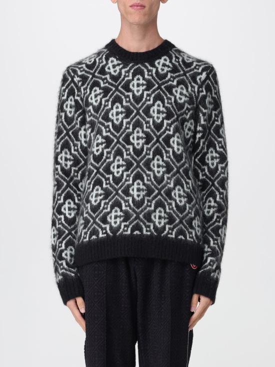 25FW 카사블랑카 스웨터 MPF25KW1004 02 Grey