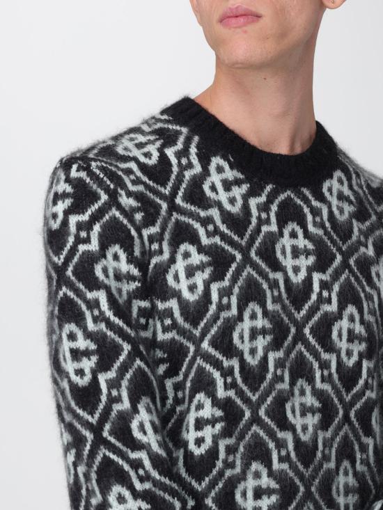 25FW 카사블랑카 스웨터 MPF25KW1004 02 Grey - CASABLANCA