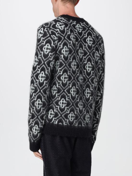 25FW 카사블랑카 스웨터 MPF25KW1004 02 Grey - CASABLANCA