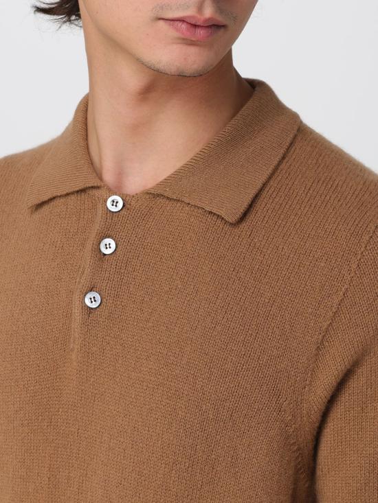 25FW 드루모어 폴로 티셔츠 D4W145L 539 Brown - DRUMOHR
