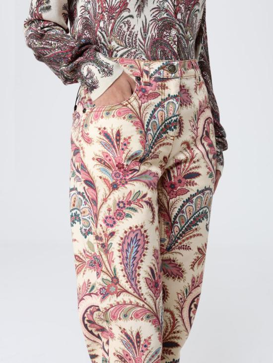 25FW 에트로 데님 팬츠 WRNB0019AKA33 X0801 Multicolor - ETRO