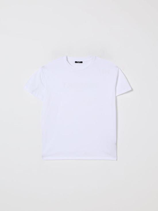 25FW [키즈] 발망 티셔츠 BX8Q81Z3186 100 White