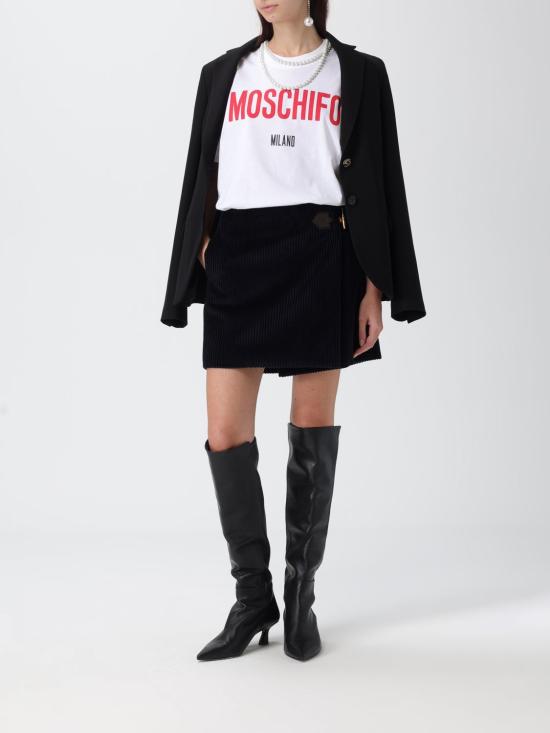 25FW 모스키노 스커트 01105519 0510 Blue - MOSCHINO