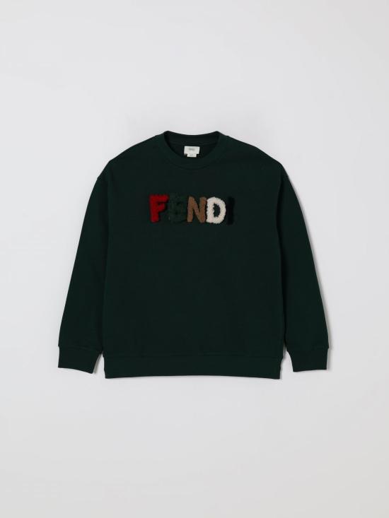 25FW [키즈] 펜디 풀오버 JUH1055V0 F0E3J Green