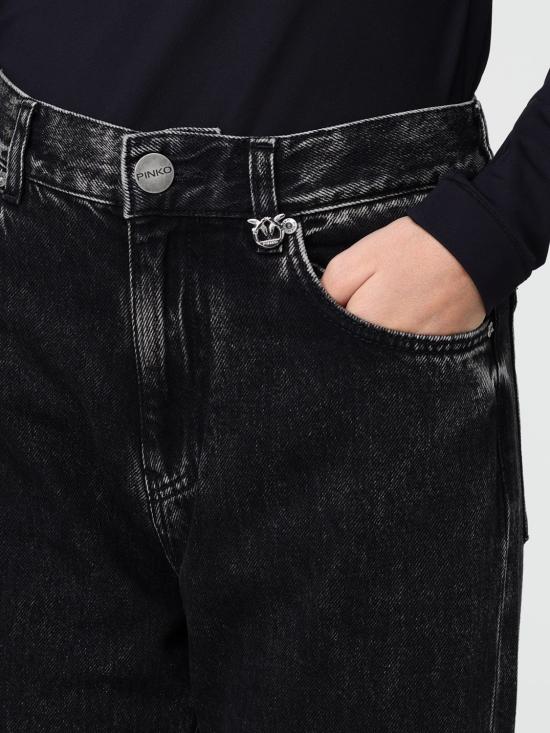 25FW 핑코 데님 팬츠 105541A2RR PJ4 Black - PINKO