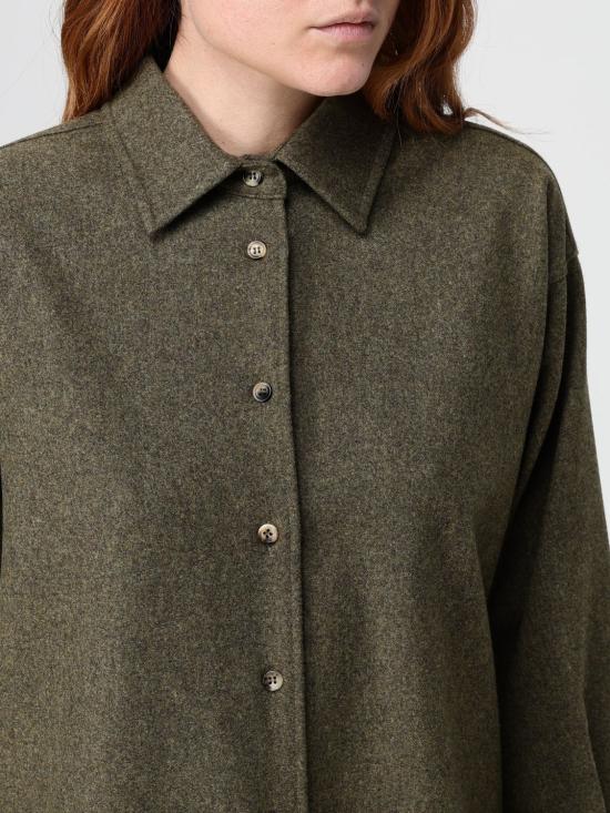 25FW 막스마라 셔츠 2521116103600 001 Moss Green - MAX MARA