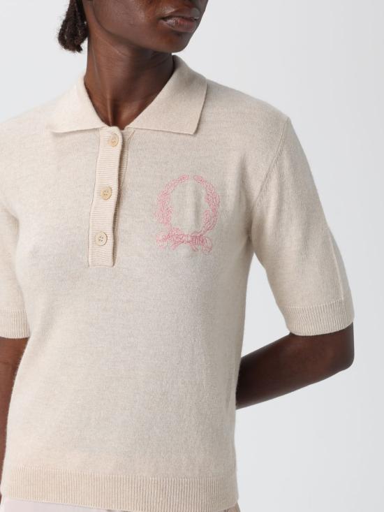 25FW 모스키노 폴로 티셔츠 09295502 0018 Beige - MOSCHINO