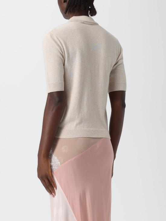 25FW 모스키노 폴로 티셔츠 09295502 0018 Beige - MOSCHINO