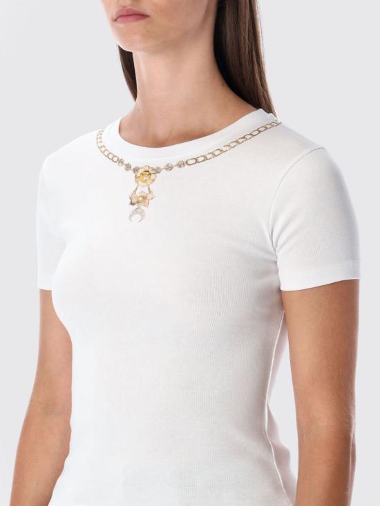 25FW 마린세르 반팔 티셔츠 WTT012ACJER0092 WH10 White - MARINE SERRE