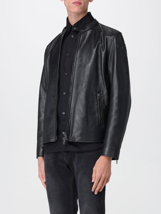 25FW 디젤 가죽 자켓 A144360AJIR 9XX Black - DIESEL